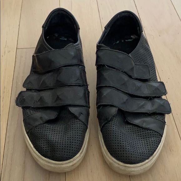 rebecca minkoff velcro sneakers